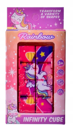 kostka logiczna RAINBOW jednorożec INFINITY CUBE