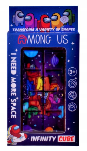 kostka logiczna AMONG US INFINITY CUBE kreatywna
