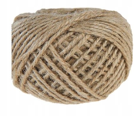 Sznurek jutowy dekoracyjny ozdobny naturalny juta