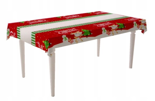 Obrus plamoodporny świąteczny foliowy 108 x 180 cm