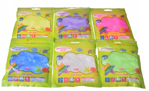 Zestaw SLIME masa plastyczna galaxy glut 6 szt