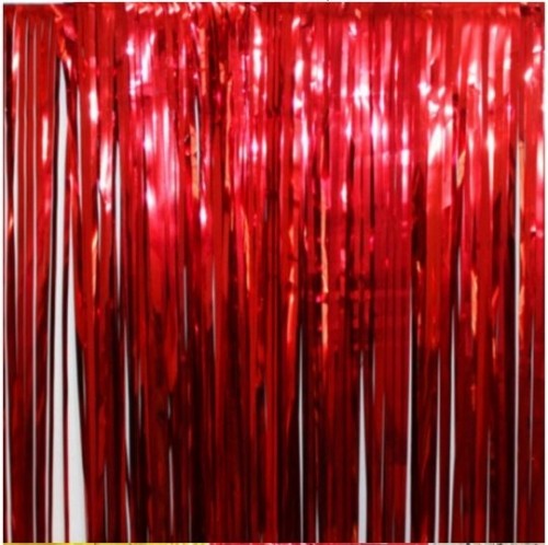 KURTYNA samoprzylepna czerwona walentynki 100x200