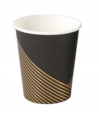 Kubki kubeczki czarne złote urodziny panieński