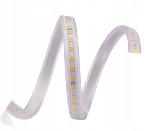20cm wąż TAŚMA LED 230V BEZ ZASILACZA wodoodporna
