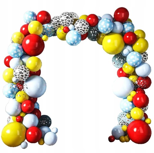 Girlanda zestaw balonów łuk balony urodziny chmury