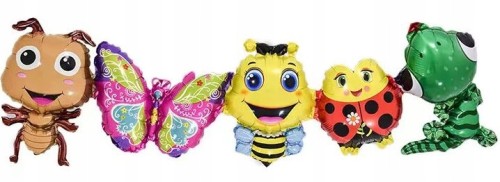 Girlanda balonowa foliowa owady urodziny 91x26 cm