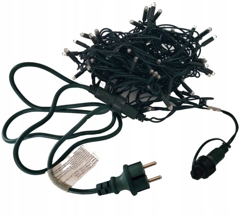 lampki CHOINKOWE RYŻ 100 CIEPŁE gruby kabel 2,2mm