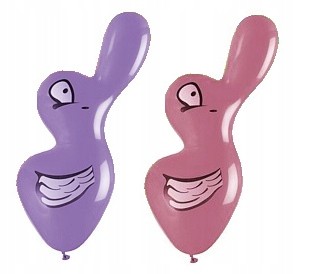 Balony pastelowe KACZKA w kształcie kaczki 2 szt