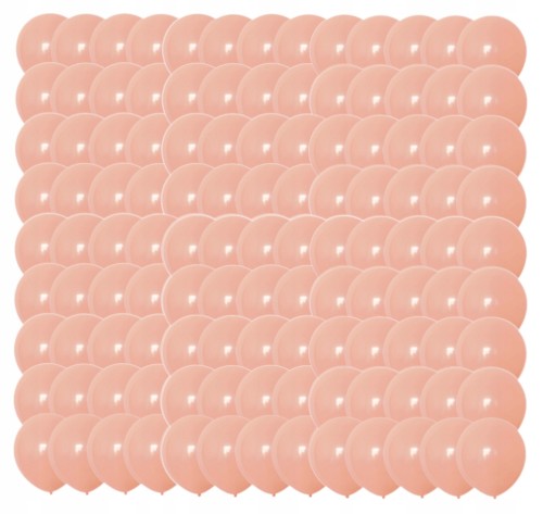 Balony pastelowe pomarańczowe 5 cali 100 szt party