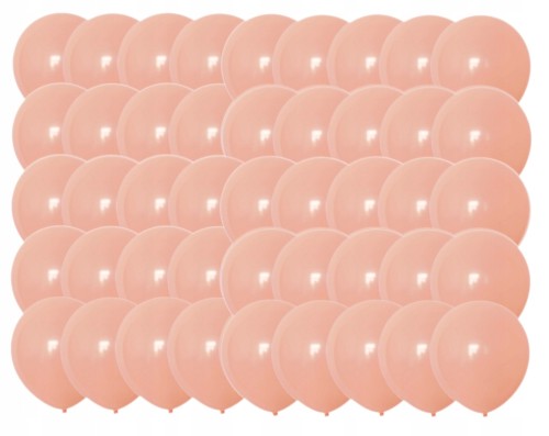 Balony pastelowe pomarańczowe 5 cali 50 szt. party