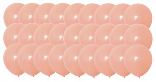 Balony pastelowe pomarańczowe 30 cm 30szt party