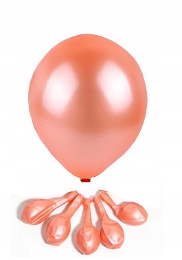Balon metaliczny rose gold 5 szt. wesele urodziny