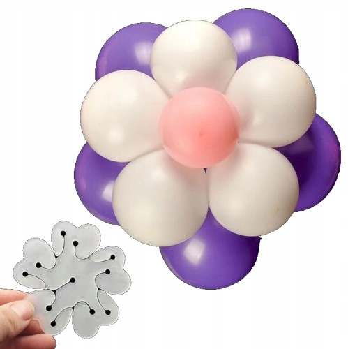 Zestaw balony z łącznikiem w kształcie kwiatka