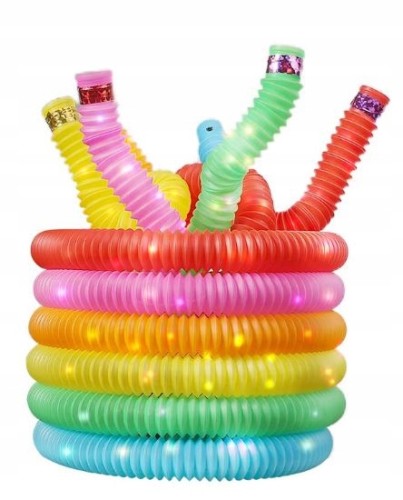 Elastyczne rurki pop tubes LED świecące rury XXL 6