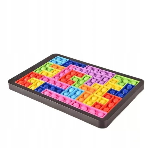 PUZZLE UKŁADANKA LOGICZNA TETRIS POP IT zabawka