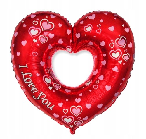 BALON foliowy czerwone serce serduszko walentynki
