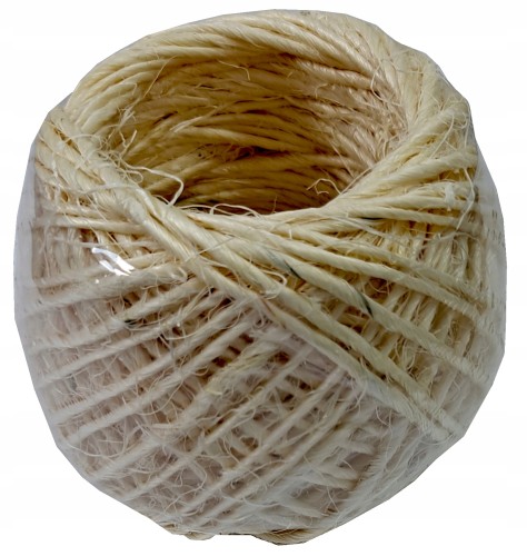Sznurek sizalowy dekoracyjny naturalny ozdobny