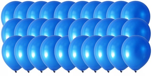 Balony lateksowe granatowe metaliczne 30szt 5 cali
