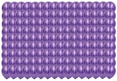 Balony lateksowe fioletowe metaliczne 100szt 5cali