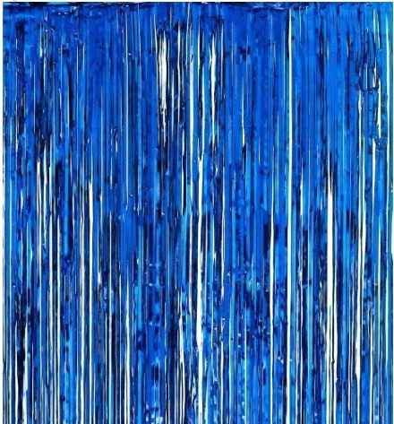 Kurtyna samoprzylepna granatowa niebieska matowa