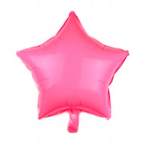BALON foliowy pastel różowy GWIAZDKA GWIAZDA 45 cm