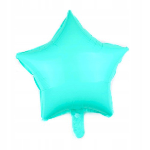 BALON foliowy pastelowy niebieski GWIAZDA 45 cm