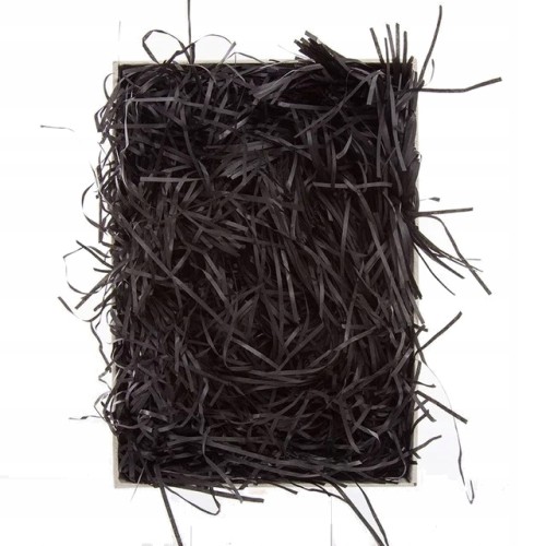 Wypełnienie do prezentów papierowe czarne 50 g