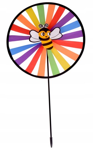 WIATRACZEK WIATRAK OGRODOWY NA PATYKU PSZCZÓŁKA