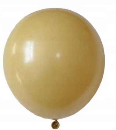 Duży wielki balon urodzinowy piaskowy 45 cm 1 szt