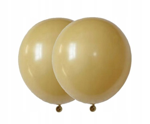 Duży wielki balon urodzinowy piaskowy 45 cm 2 szt
