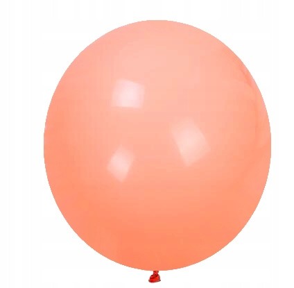 Duży wielki balon urodziny pomarańczowy 45cm 1 szt