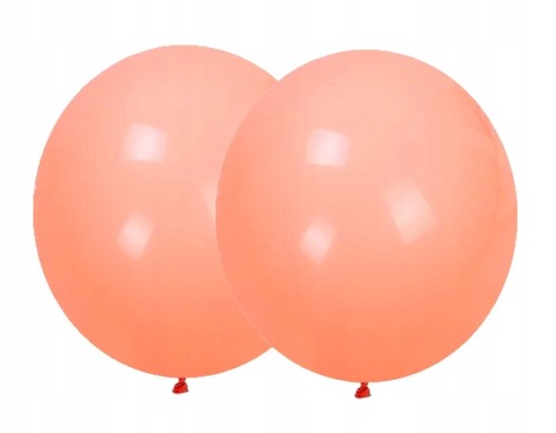 Duży wielki balon urodziny pomarańczowy 45cm 2 szt