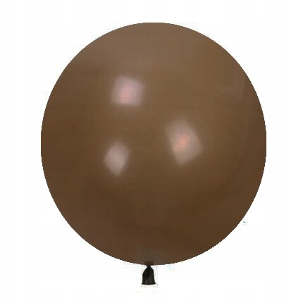 Duży wielki balon urodzinowy brązowy 45 cm 1 szt