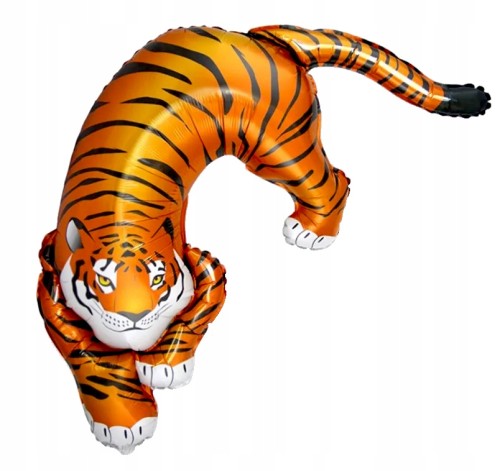 BALON foliowy tygrysek 43 x 23 cm urodziny roczek