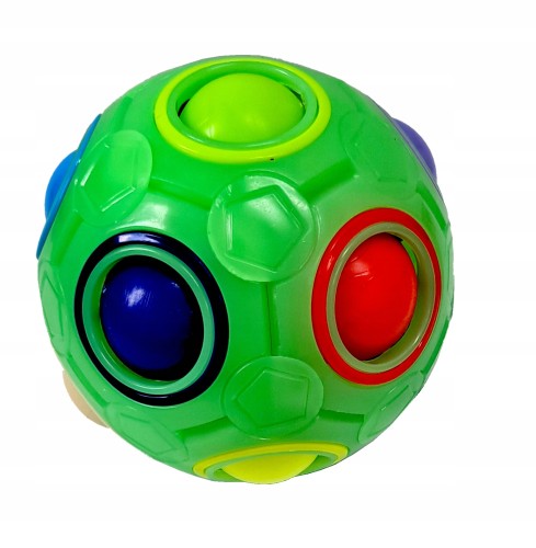 kostka PIŁKA ŁAMIGŁÓWKA logiczna fluorescencyjna