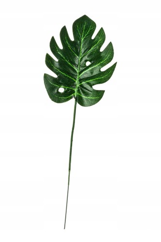 Liście liść monstery 8 x 10 cm sztuczny zestaw 2 szt ozdoba dekoracje