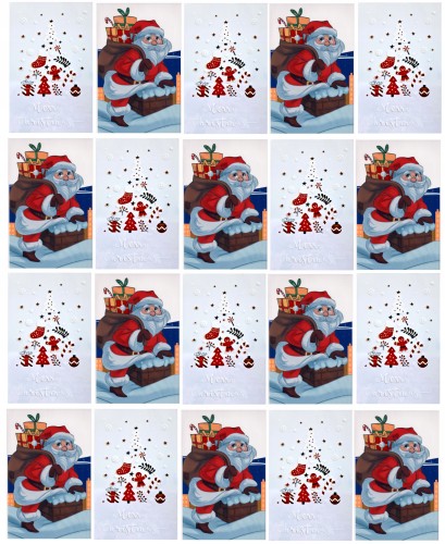 Świąteczne worki woreczki torebki torby foliowe prezentowe 20szt 30 x 50 cm