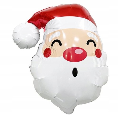 Balon Święty Mikołaj dekoracja świąteczna 78x87cm