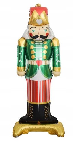 Balon Dziadek do orzechów stojący dekoracja 124 cm