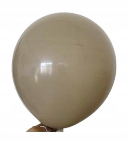 Duży wielki balon urodzinowy beżowy 45 cm 1 szt
