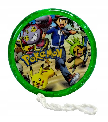 Zabawka jojo Pokemon yoyo świecąca LED na prezent kolory mix 5,5 cm