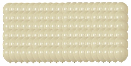 Balony pastelowe beżowy beżowe kremowe ecru 12 cali 30 cm zestaw 100 szt.