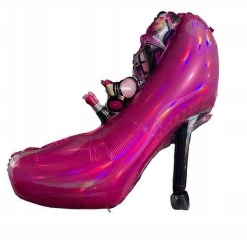 BALON foliowy wieczór panieński urodziny but szpilka szpilki 73x82 cm 1 szt