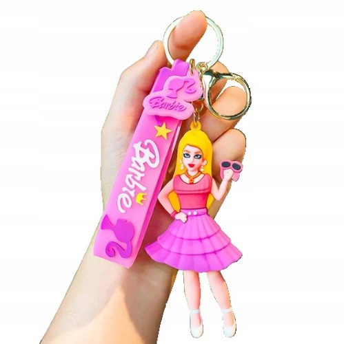 Brelok wisiorek do kluczy plecaka Barbie lalka torebka figurka zabawka mix