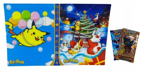 Album 3D na karty kolekcjonerskie POKOEMON klaser na 240 kart + 20 kart mix