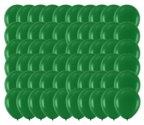 Balony lateksowe zielone ciemna butelkowa zieleń 50 szt 5 cali 12 cm