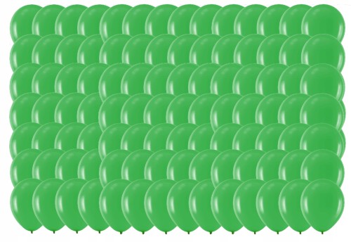 Balony lateksowe zielone ciemna zieleń 100 szt 5 cali 12 cm urodziny roczek