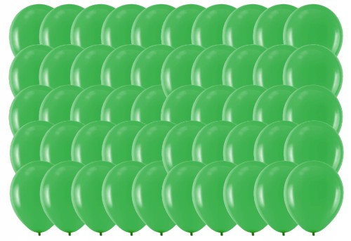 Balony lateksowe zielone ciemna zieleń 50 szt 5 cali 12 cm urodziny roczek