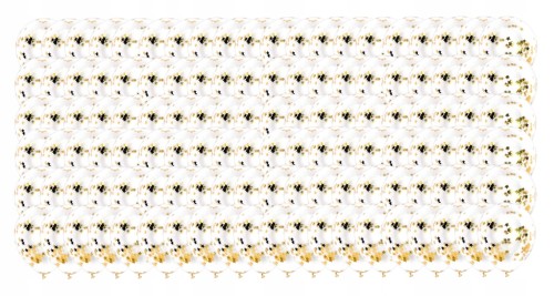 Balony lateksowe przezroczyste ze złotym konfetti gwiazdki 100 szt 30 cm