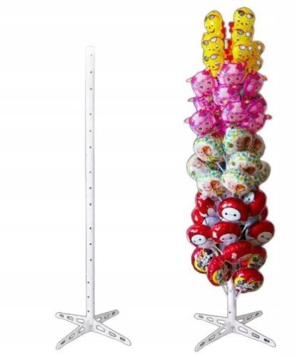 Stojak na balony stelaż do balonów na patykach biały wysoki duży 160 cm